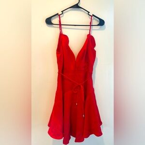 Angle Biba Red Spaghetti Strap Dress